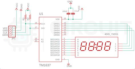 Arduino TM1637 4 Digit Seven Segment Display Module Interface .